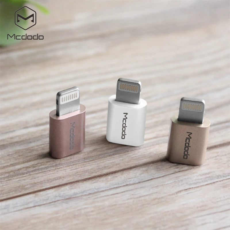 Mcdodo Lightning преобразователь Micro USB адаптер зарядки синхронизации данных Транс для
