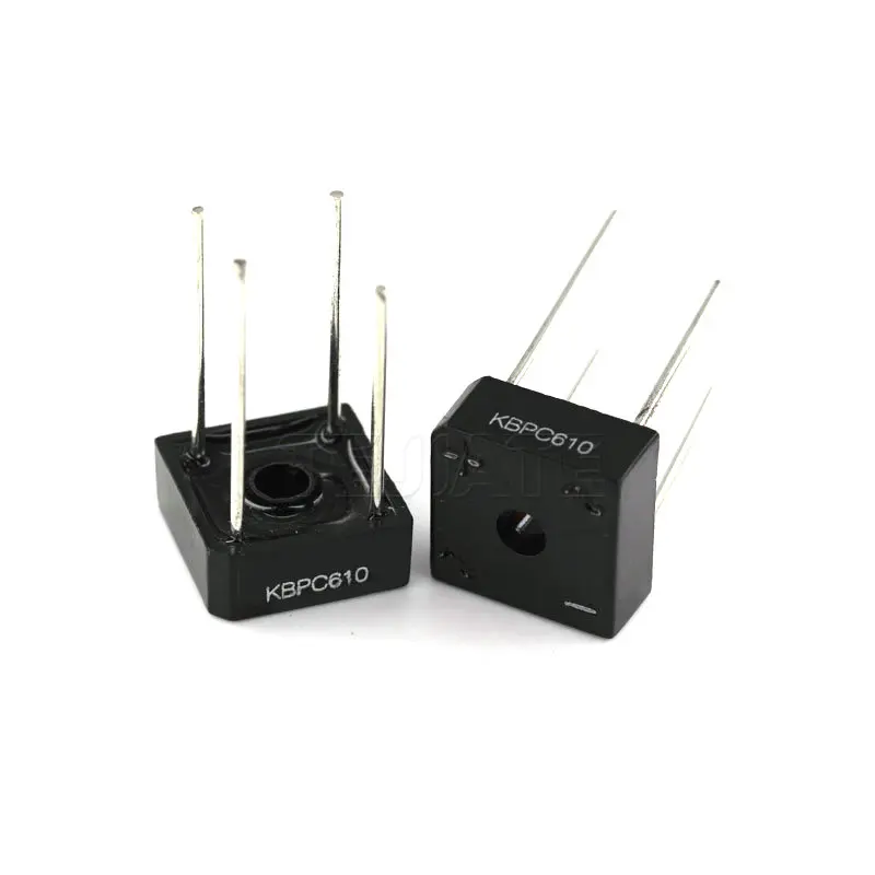 5 шт. KBPC610 BR610 диодный мост 1000 В 6А BR-6 мост выпрямитель и IC