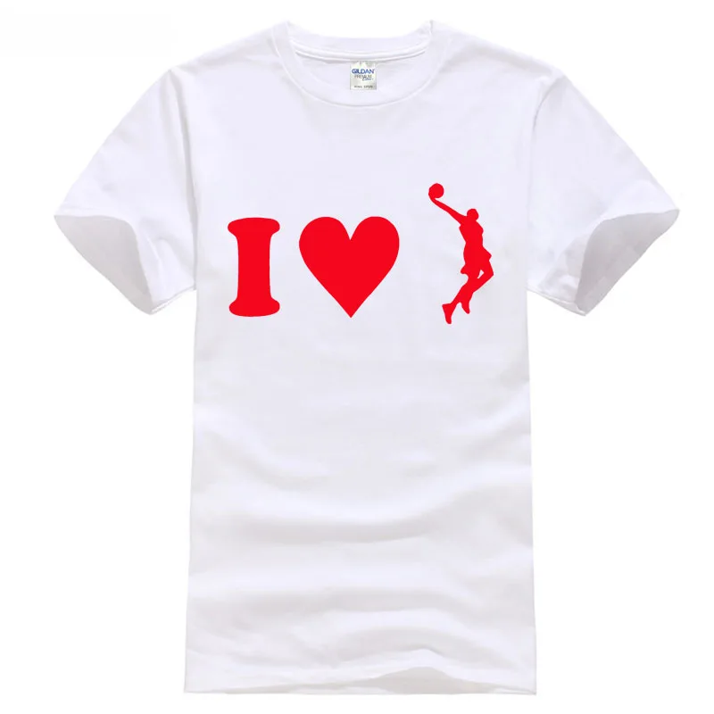 2018 playoff program I love Basketballer player sportser Новые Топы с короткими рукавами футболка S-XXXL