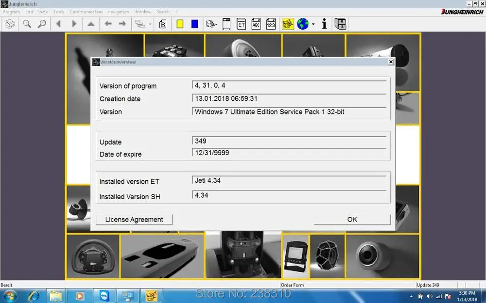 Для Jungheinrich JETI ForkLift (ET) v4.34 обновленная версия 349 [Инструкция] + срок действия патчей