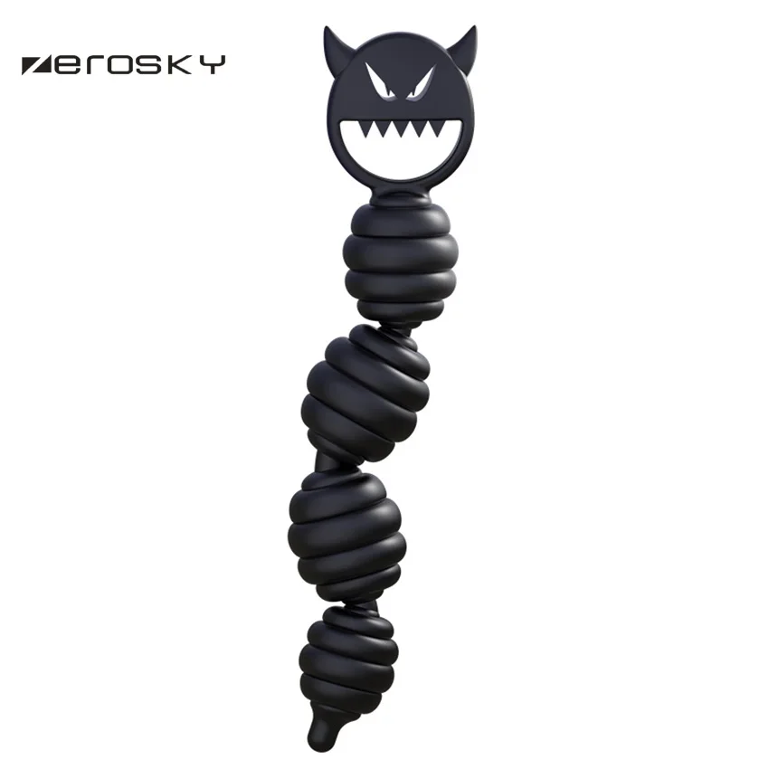 Silicone Anal Beads Plugs Black Evil Prostate Stimulation Butt Plug G spot Massage Sex Toys for Women Men Zerosky | Красота и
