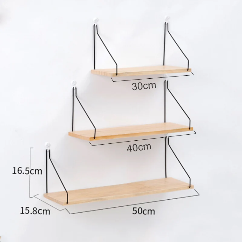 1 шт. металлическая настенная полка в скандинавском стиле|Подставки для хранения