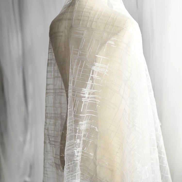 LASUI белая черная Шампанская блестящая полоса вертикальная Асимметричная