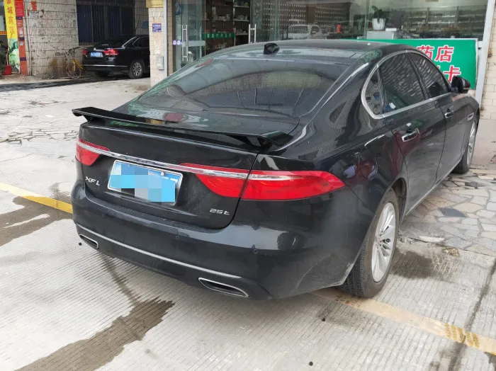Для Jaguar XF надрезаемая подкладка, ABS задний праймер спойлер Автомобильный багажник губы Авто загрузки Спойлеры-крылья для Jaguar XF 2012 2013