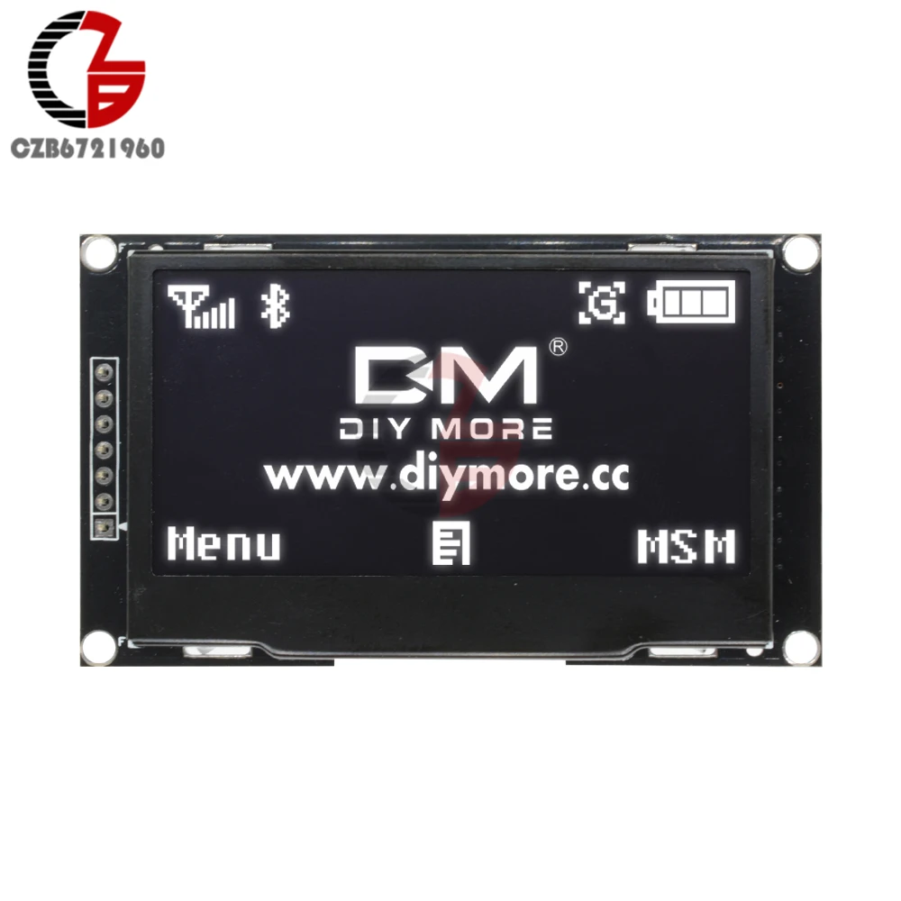 ЖК экран 2 42 дюйма белый синий зеленый желтый OLED дисплей 12864 модуль IIC I2C SPI Serial для