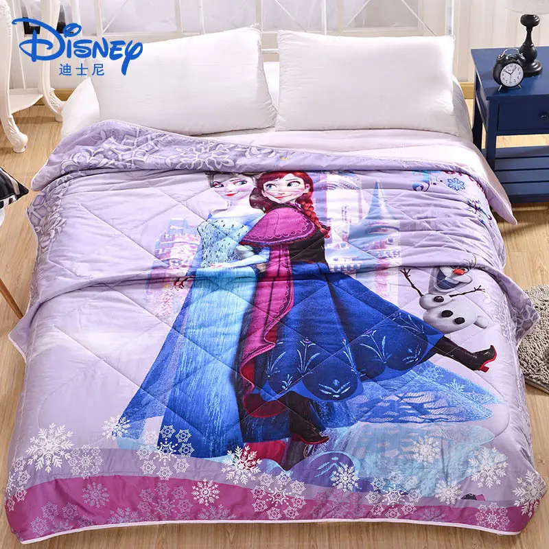 150x200 см летнее одеяло Disney 100% хлопок тонкое для сна с рисунком детей девочек и