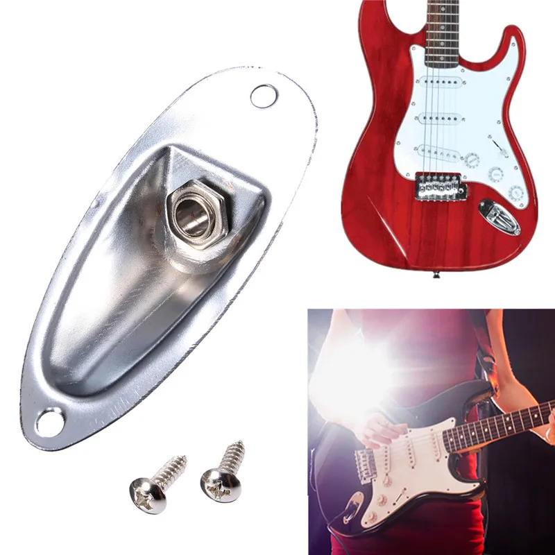 Выход лодки загружен Джек Хромированная Пластина гнездо для Fender Для