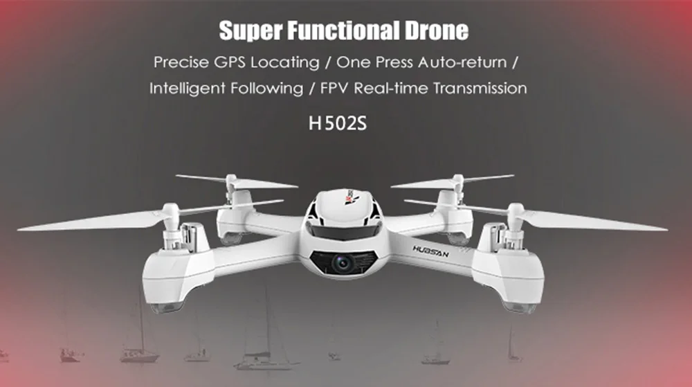 Квадрокоптер H502S Hubsan 720P FPV X4 без бесщеточного квадрокоптера GPS режим высоты.