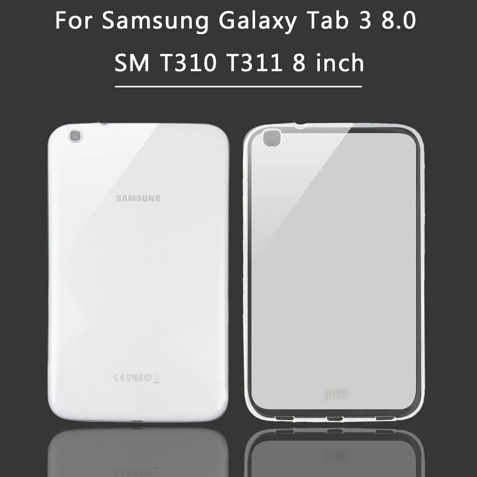 Силиконовый чехол для планшета Samsung Galaxy Tab 3 Lite 7 0 Advanced 2/Note 8 10 1 SM T310 T311 T210 T110 T583 P600
