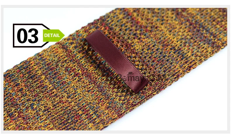 New Fashion Sharp Men's Tie Knitted Ties Mens Casual Striped Knit Necktie for Wedding Slim Skinny Woven Cravate Narrow Neckties