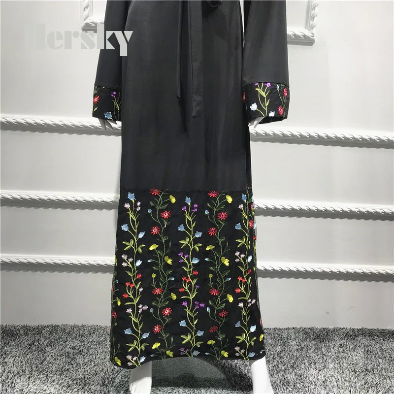 Модное платье dubai abaya Турция мусульманская Для женщин кружевная одежда с