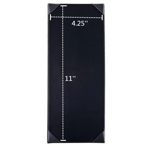 30 Шт./лот 4.25 ''* 11'' Вина Меню Охватывает Питания Ресторан Папки Десерт