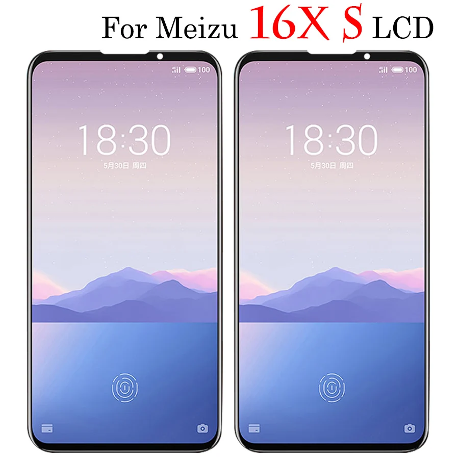 Оригинальный ЖК дисплей для Meizu 16XS 6 2 дюймов Snapdragon 855 Super AMOLED экран с сенсорной