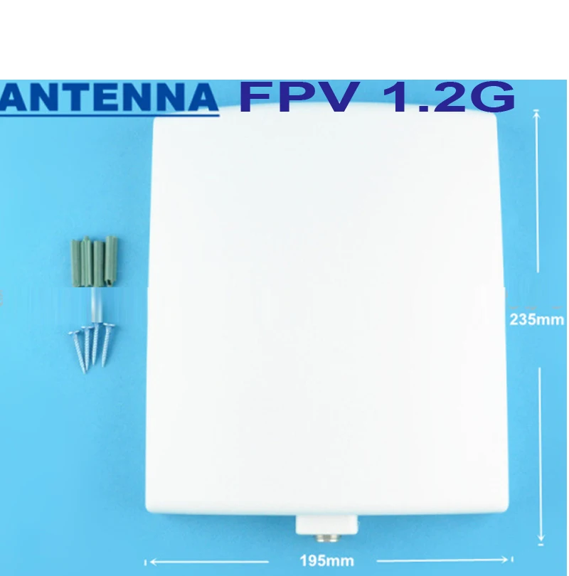 

Панельная Антенна 9DBI 1,2G 1,3G для телефона 1100-1300 МГц, передатчик FPV, приемопередатчик, антенна
