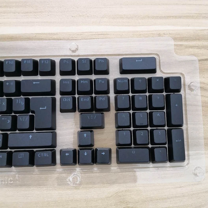 104 колпачки клавиш русские полупрозрачные для подсветки выключателя Cherry