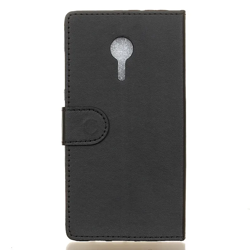 Черный PU Кожаный Бумажник Стенд Флип Case Обложка Для Meizu M3 Note (5.5 дюймов) |