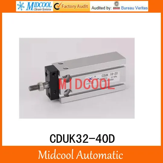 

Multi-position free installation of the cylinder CDUK32-40D bore 32mm stroke 40mm