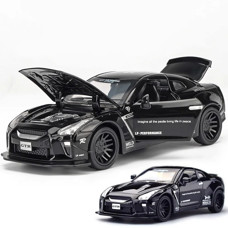 1:32 miniauto diecasts gtr Игрушечная модель автомобиля Авто oyuncak игрушки для детей гоночный автомобиль спортивный гоночный GT-R LV-N148