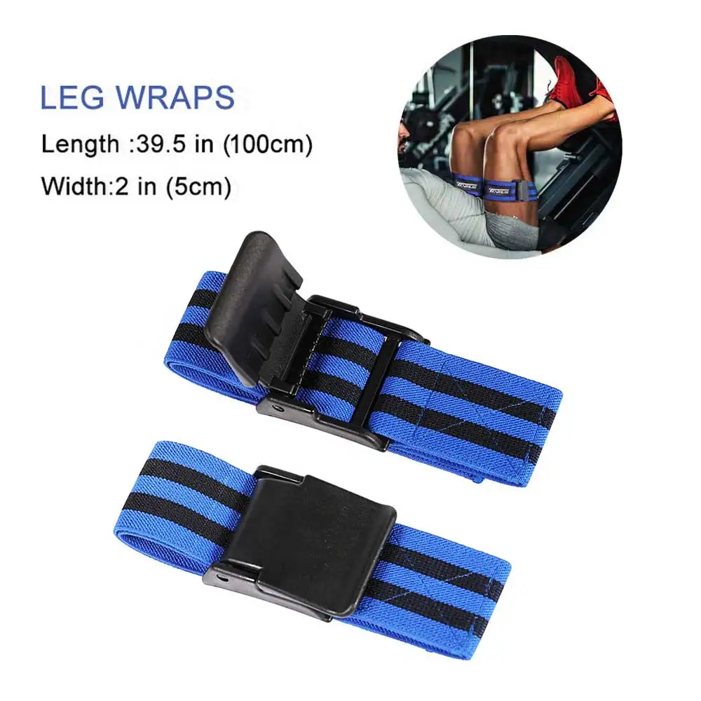 2 Leg Bands Фитнес окклюзия тренировочные полосы сопротивления для кровотока ограничения полосы Тренажерный зал Бодибилдинг тренировки мышцы рост тренер - Цвет: 2 Leg Bands