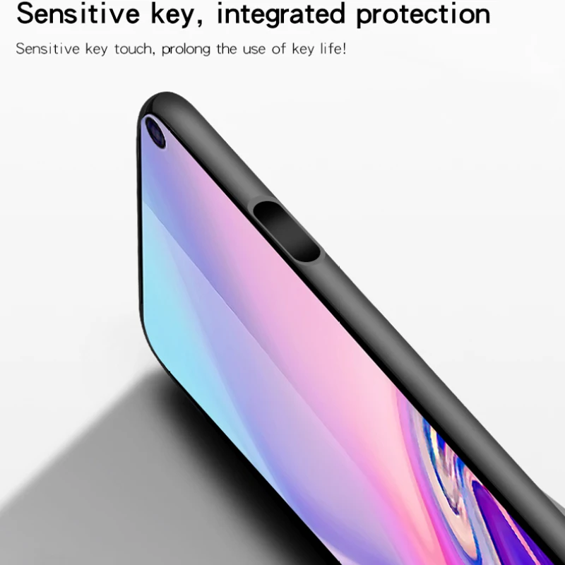 Ультратонкий матовый чехол для Samsung S10 Plus жесткий защитный из поликарбоната