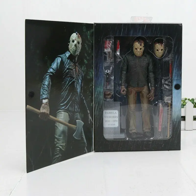 NECA пятница 13th PVC Фигурки Игрушка заключительная глава Джейсон Вурхиз фигурку