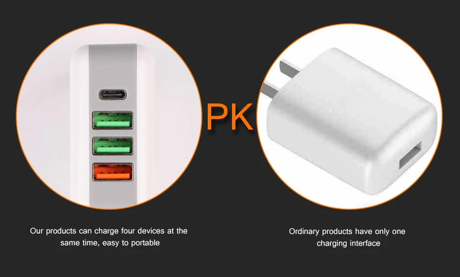 FERISING 60 Вт usb type-C настенное зарядное устройство QC3.0 QC4.0 мощность для Apple MacBook/iPhone XS XR/Xiaomi USB-C быстрая PD Быстрая зарядка 3,0 4,0