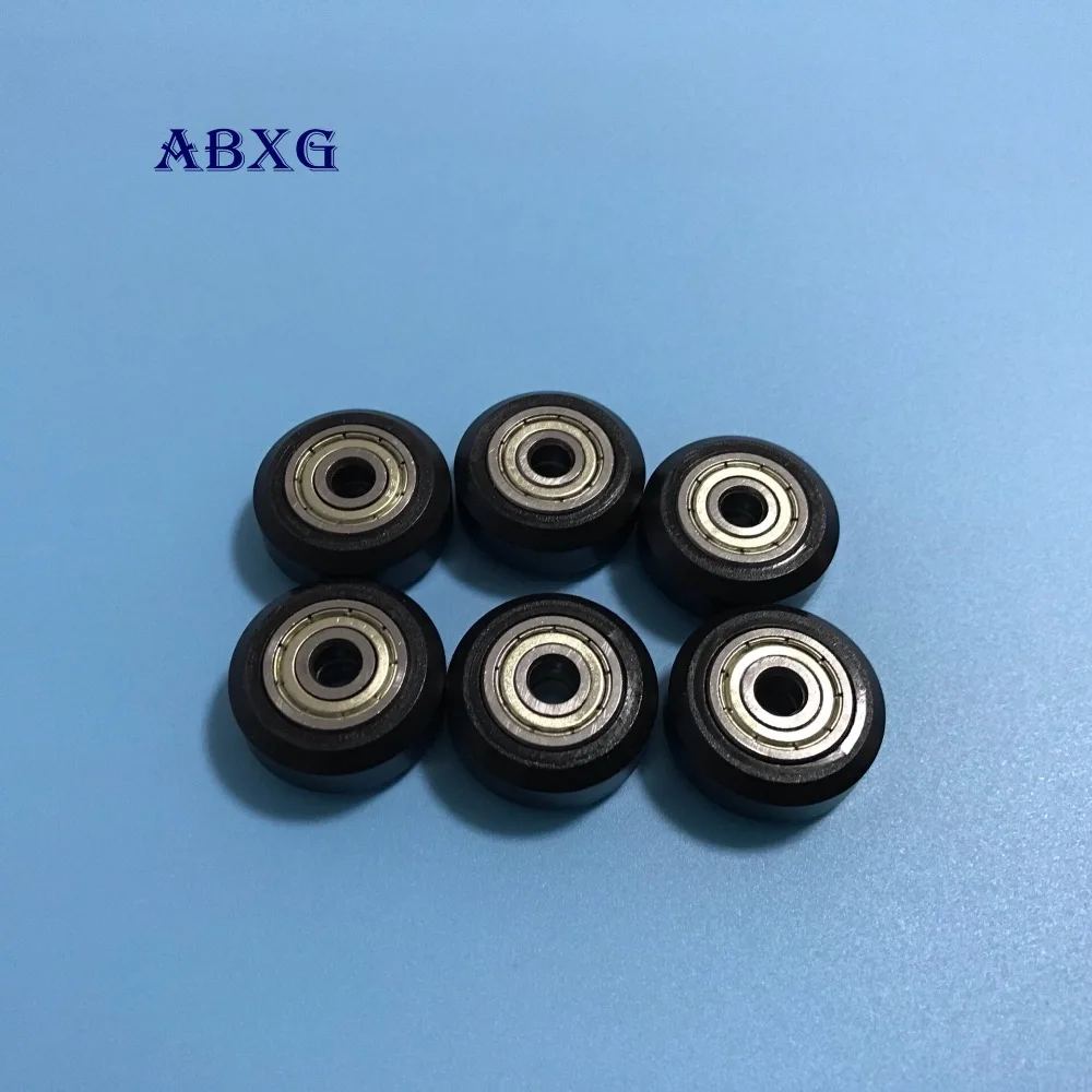 5mm 3D printer parts Euro Aluminium profile rail openbuilds (10pcs) D-type Wheel 625ZZ 625 Bearing Passive Round Pulley BX24 |