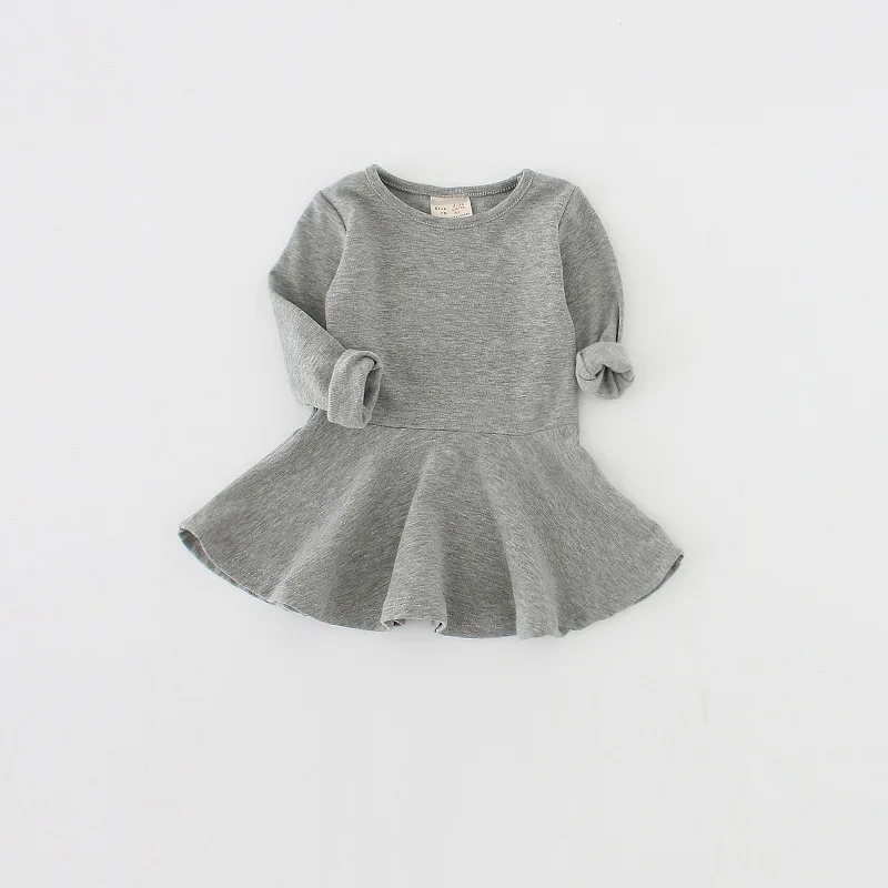 Girl Dress 2019 Long Sleeve Casual Ruffles Kids Clothes Dresses For Girls Newborn Baby Clothing Children Costume 1-4Y | Детская одежда