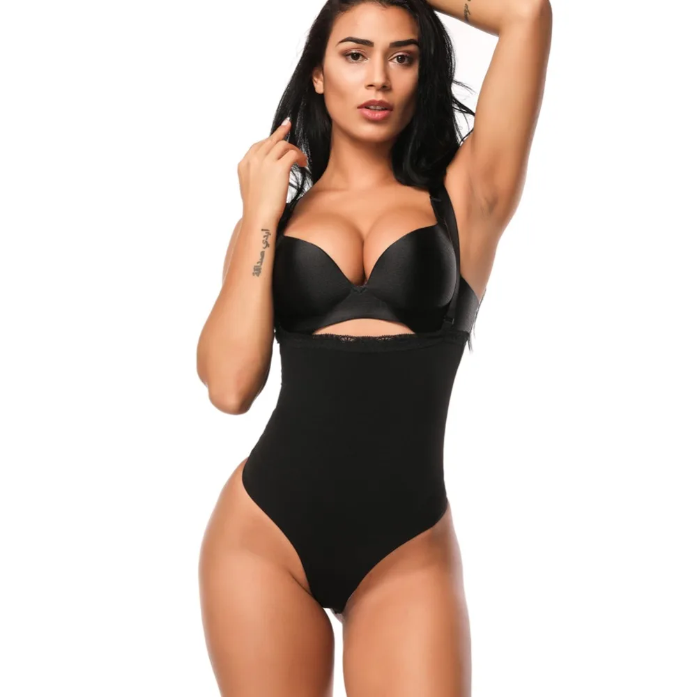 Lover-beauty женский боди Shaper с кружевной отделкой стрейч хлопок комбинезон жилетка Shaper регулируемый плечевой ремень Пояс для талии