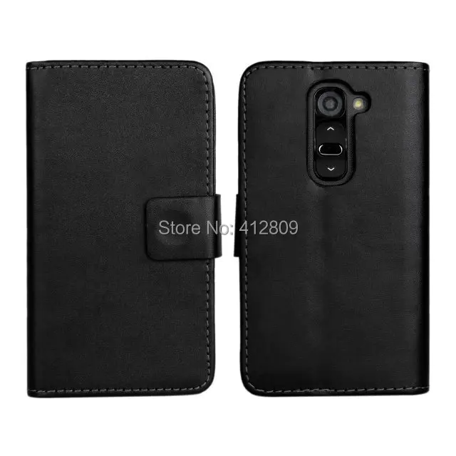 1 шт. новая простая из искусственной кожи в виде кошелька кожа смарт чехол для LG G2