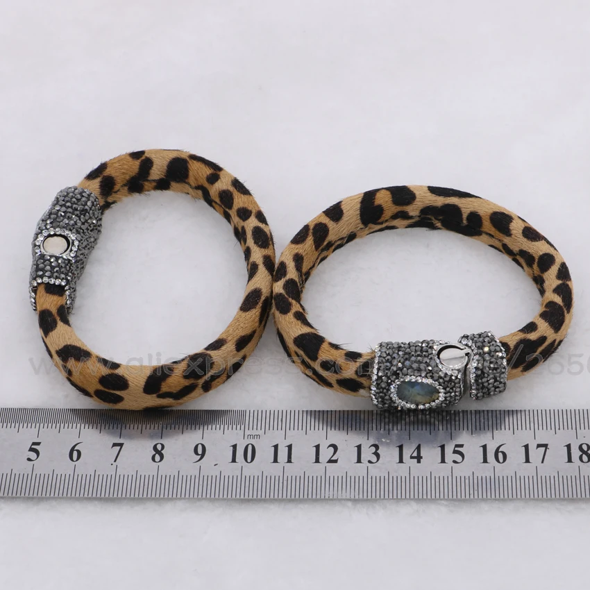 Пояса из натуральной кожи Модные леопардовые браслет Настоящее партии jewelry