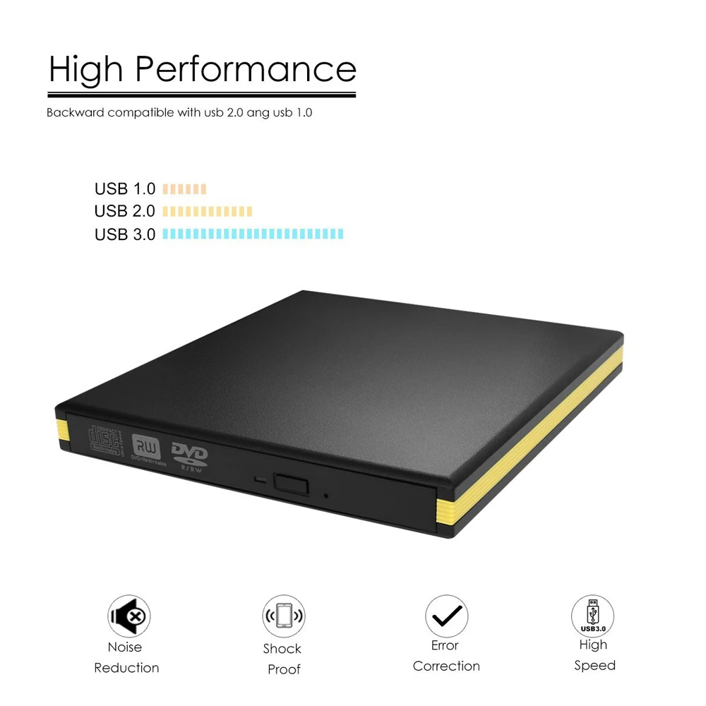 Внешний DVD RW USB 3 1 с Type C внешний DL CD привод записи горелка для WINDOWS XP/7/8/10 Mac