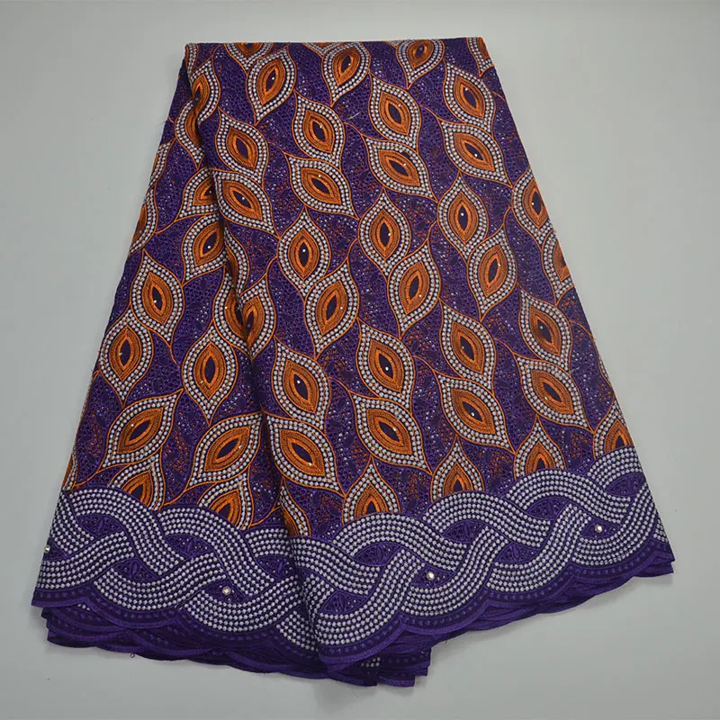 

New arrivals african guipure lace fabric with stones high quality 2018 high quality Swiss voile lace fabric for clothes TS6584
