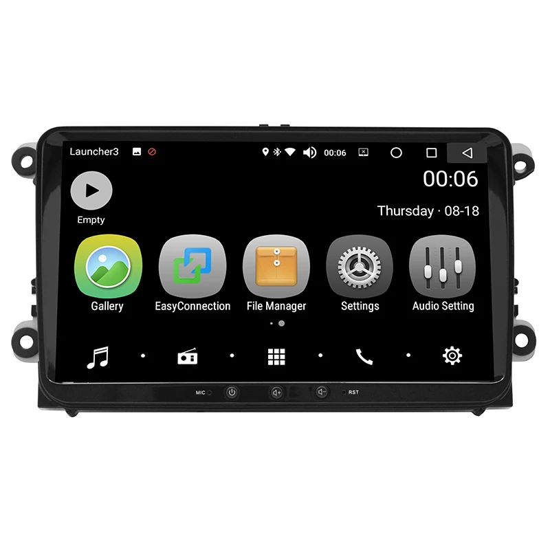 Автомобильное радио GPS навигация 9 дюймов 4 ГБ/32 ГБ Android 8 0 Bluetooth автоприемник Аудио