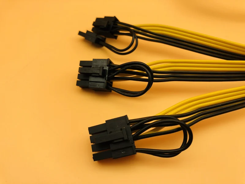 Разъем PCI Express pcie для видеокарты блок питания ПК GPU Molex 8pin to 3 e 8(6 + 2)pin внутренний