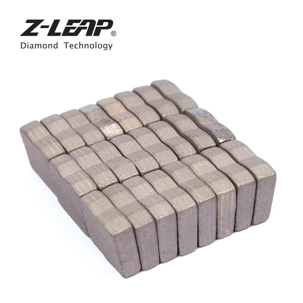 Z-LEAP 24 шт. алмазные сегменты для большой Пилы алмазные режущие Прорезыватели для гранита мраморного камня абразивный инструмент