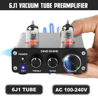 hifi 6j1 vacuum tube preamp stereo tube preamplifier digital stereo audio treble bass pre amplifier buffer tone control hot