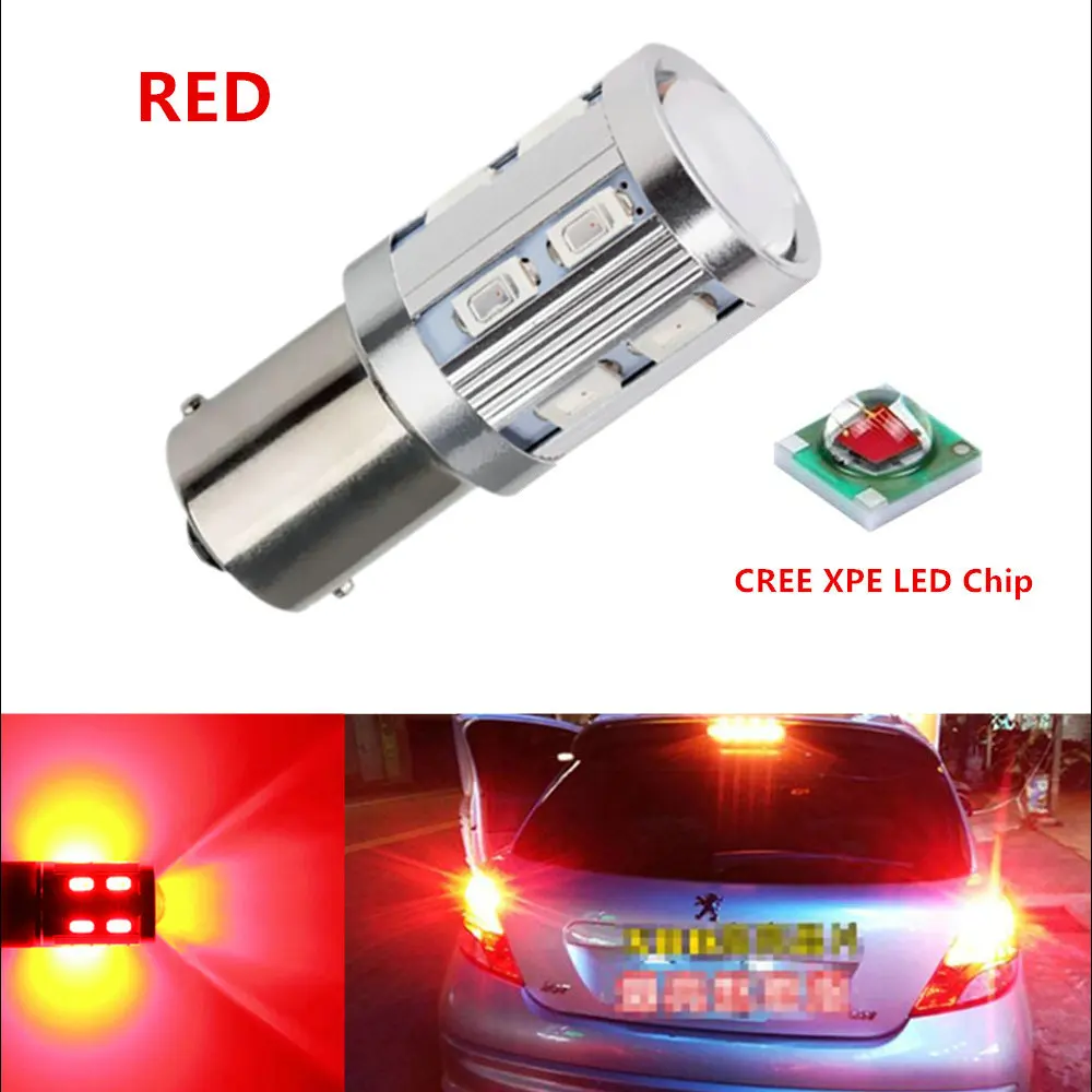 2 шт. Автомобильные светодиодные лампы 1156 BA15S 12 SMD Samsung 5730|Сигнальная лампа| |
