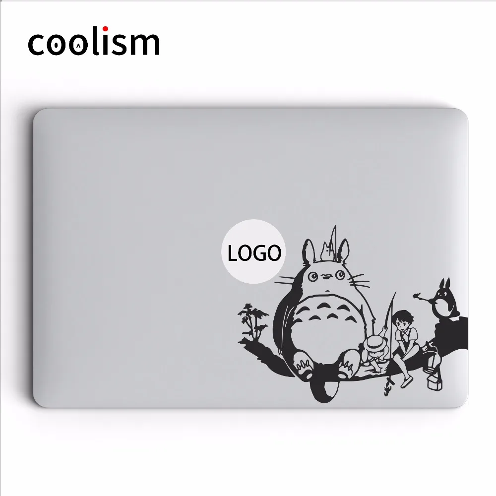 Наклейка для ноутбука Totoro Family Виниловая наклейка MacBook Air Pro Retina Mac 11 12 13 15 дюймов HP