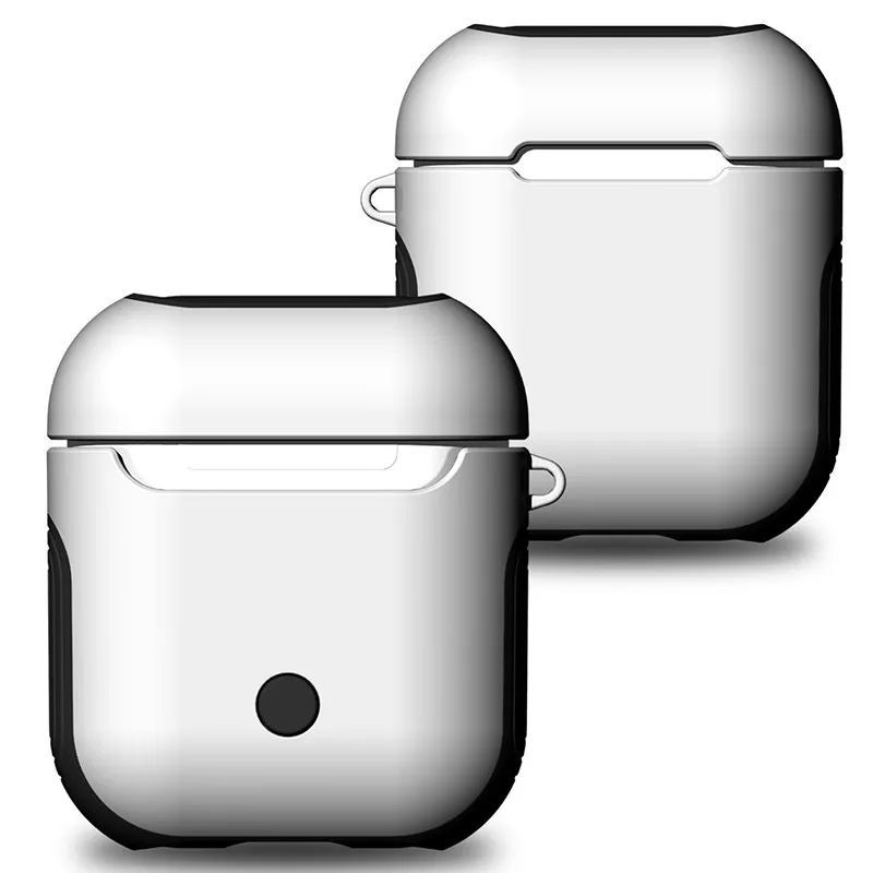 Чехол для наушников Apple AirPods чехол настоящих беспроводных Bluetooth Air Pods защитный AirPod