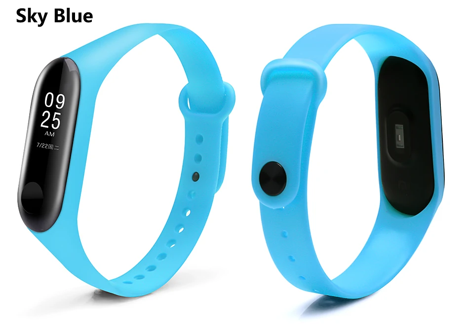 Mi band 3 силиконовый ремешок на запястье для оригинального Xiaomi mi Band 3 mi 3 умный сменный ремешок на запястье mi band 3 с защитой экрана