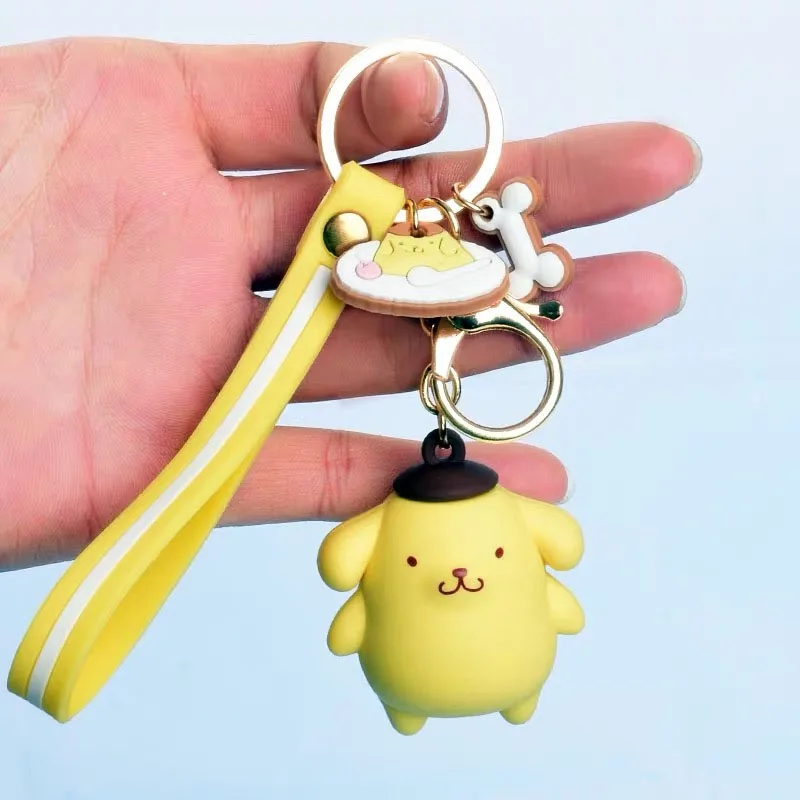 25 3D креативный брелок Sanrio серии My Melody Pudding Cinnamoroll Dog, брелок для ключей с подвеской, брелок для девочек, фигурная игрушка - Цвет: 25