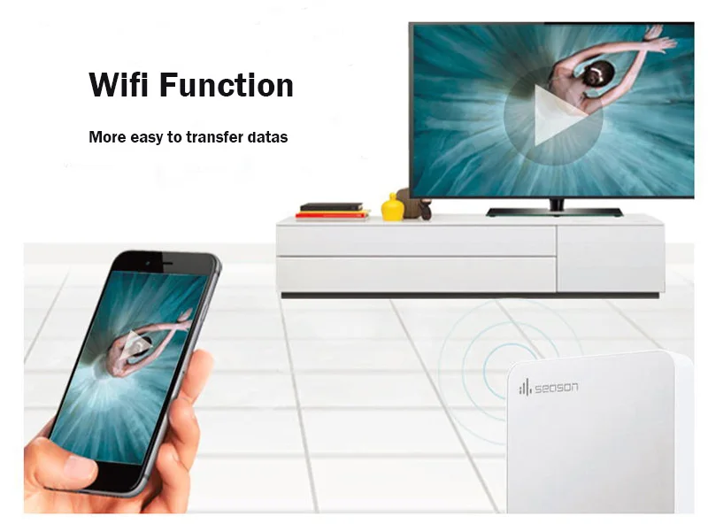 WI-FI HDD 2,5 жесткий диск 500 ГБ 1 ТБ 2 ТБ Беспроводной внешний жесткий диск USB 3,0 внешний Disque Dur WI-FI Externe