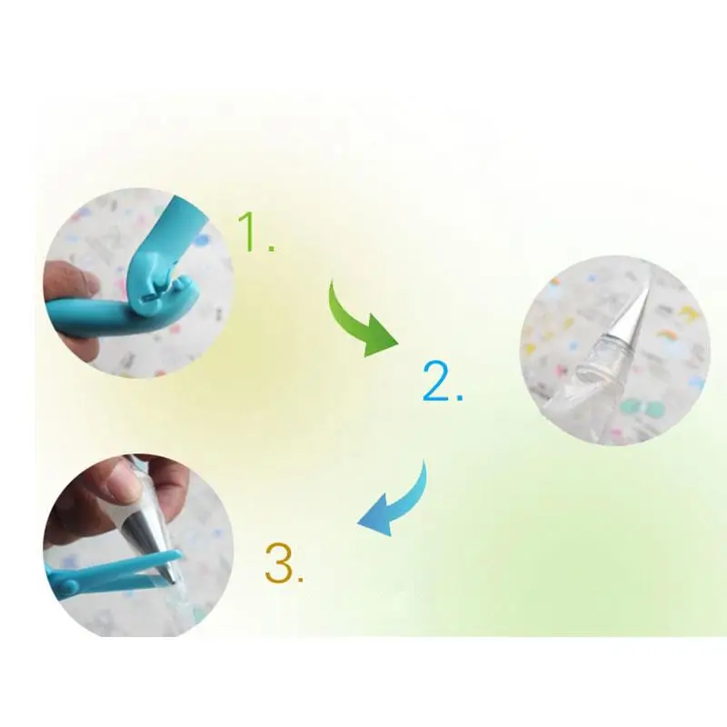 ENGDASH 1pc Icing Pen Cake Decorating Tool Nozzle Set Piping Cream Syringe Tips With Pastry Bag Coupler Muffin Dessert Decorator | Дом и сад