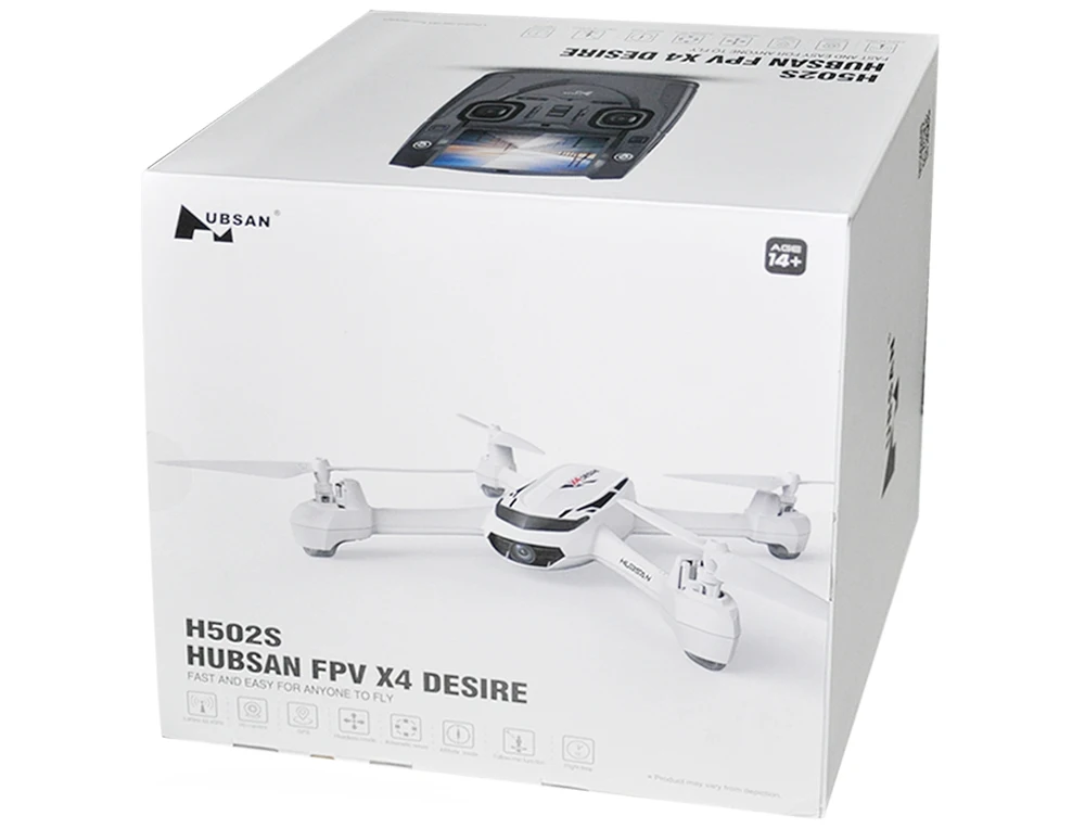 Квадрокоптер H502S Hubsan 720P FPV X4 без бесщеточного квадрокоптера GPS режим высоты.