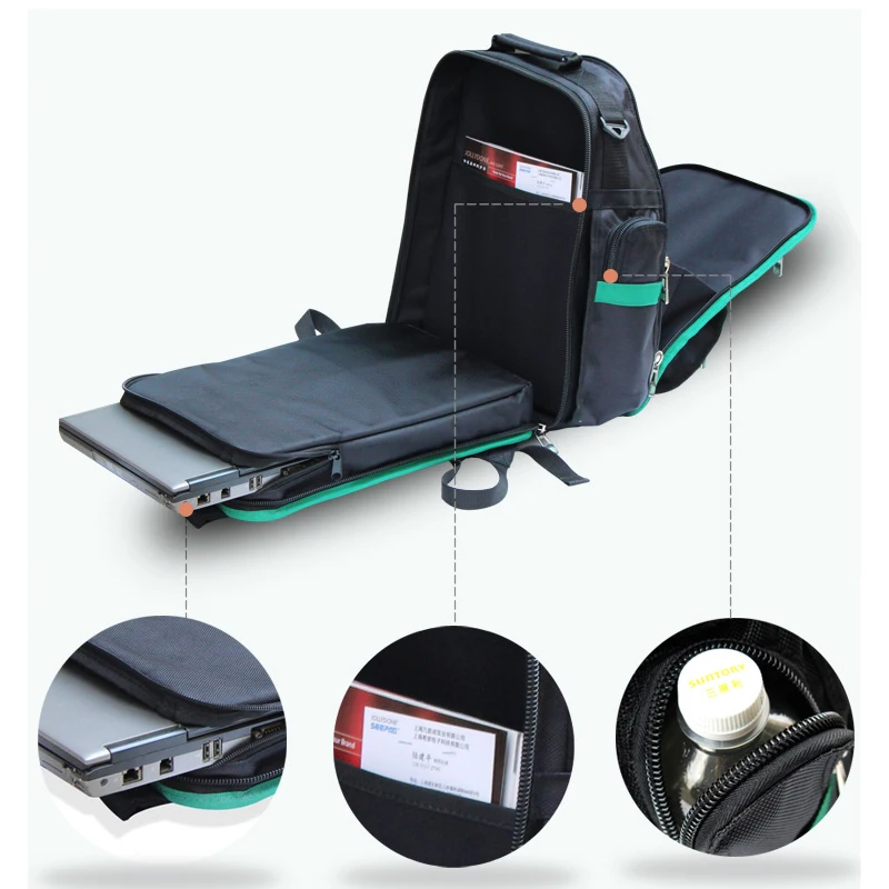 Рюкзак LAOA на плечо для инструментов ранец из ткани Оксфорд электромонтажа