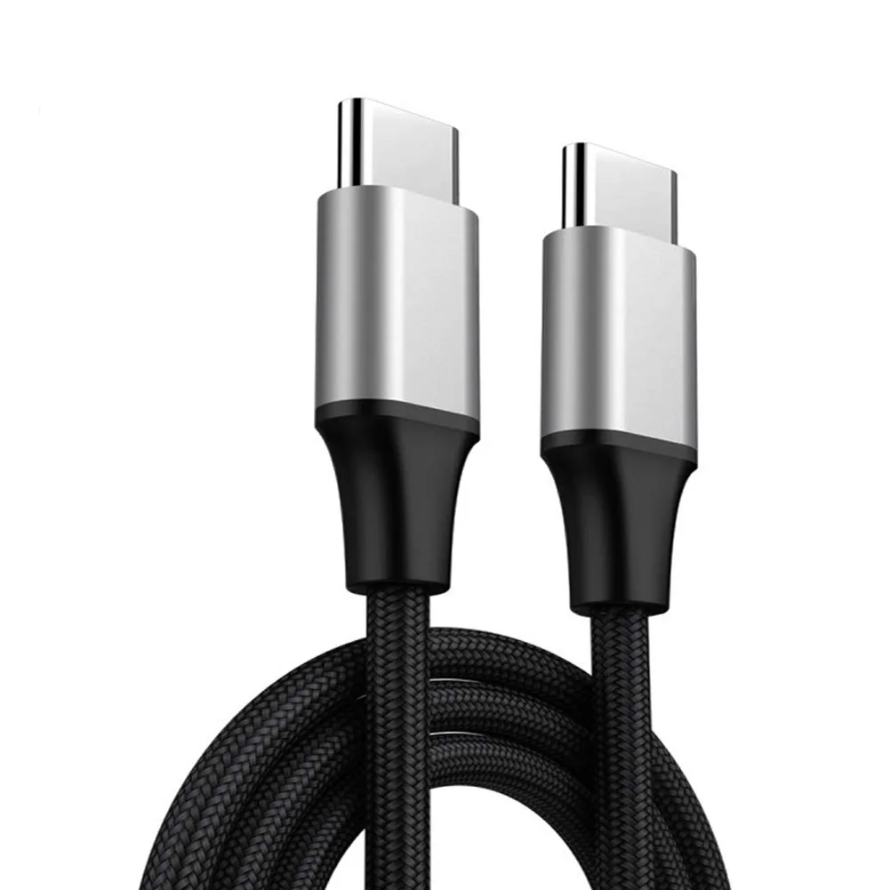Jetjoy USB C к USB C type C кабель Male to Male 3A PD кабель для быстрой зарядки данных зарядный кабель нейлоновый плетеный провод PD 18 Вт Быстрая зарядка