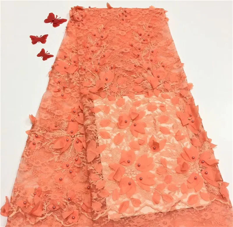 Африканская кружевная ткань с бусинами французская сетчатая Ankara Life Style вуаль