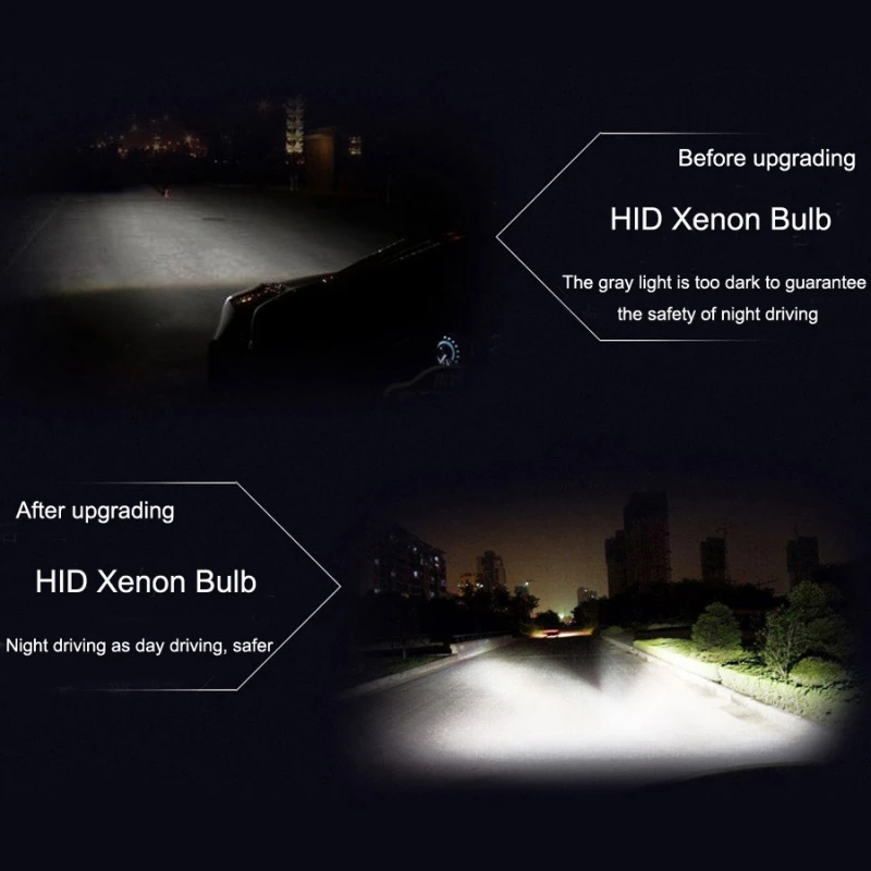 2 шт. D2C D2S D2R 6000K HID сменный лампы 35W 12V авто фары