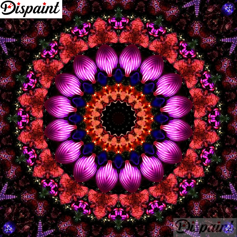 

Dispaint Full Square/Round Drill 5D DIY Diamond Painting "Circular picture" Embroidery Cross Stitch 3D Home Decor A10843